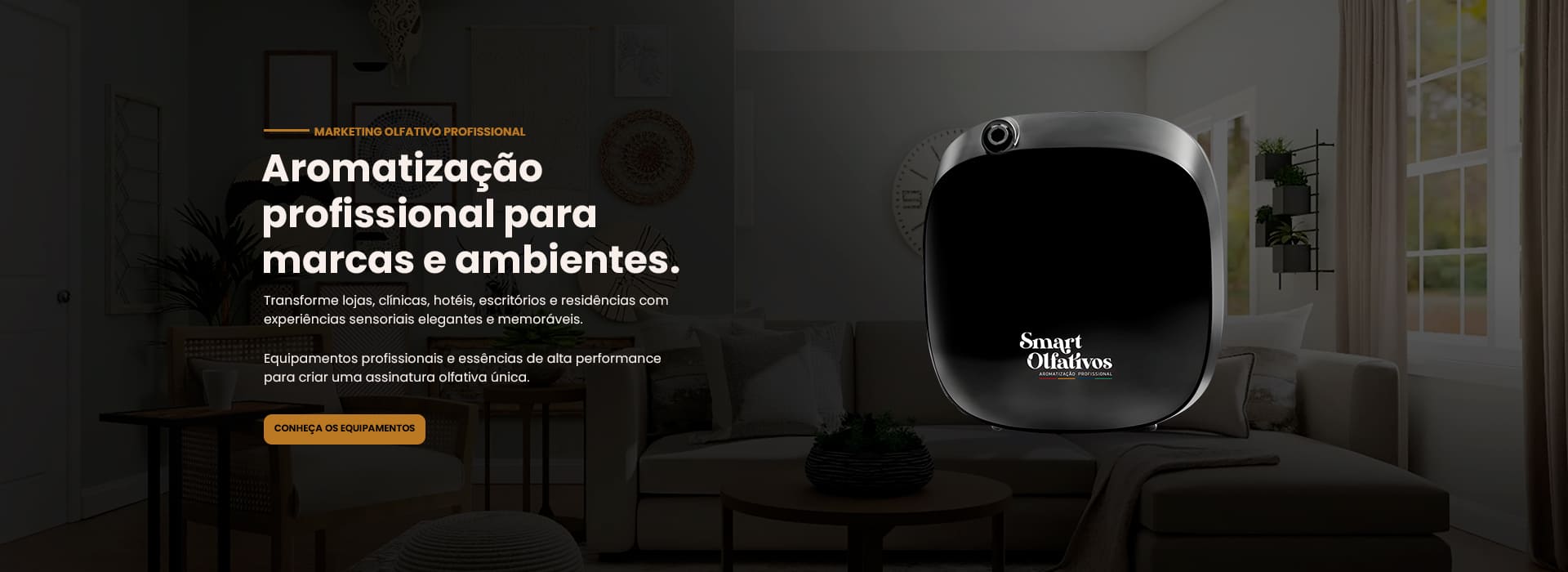 Aromatização profissional para marcas e ambientes