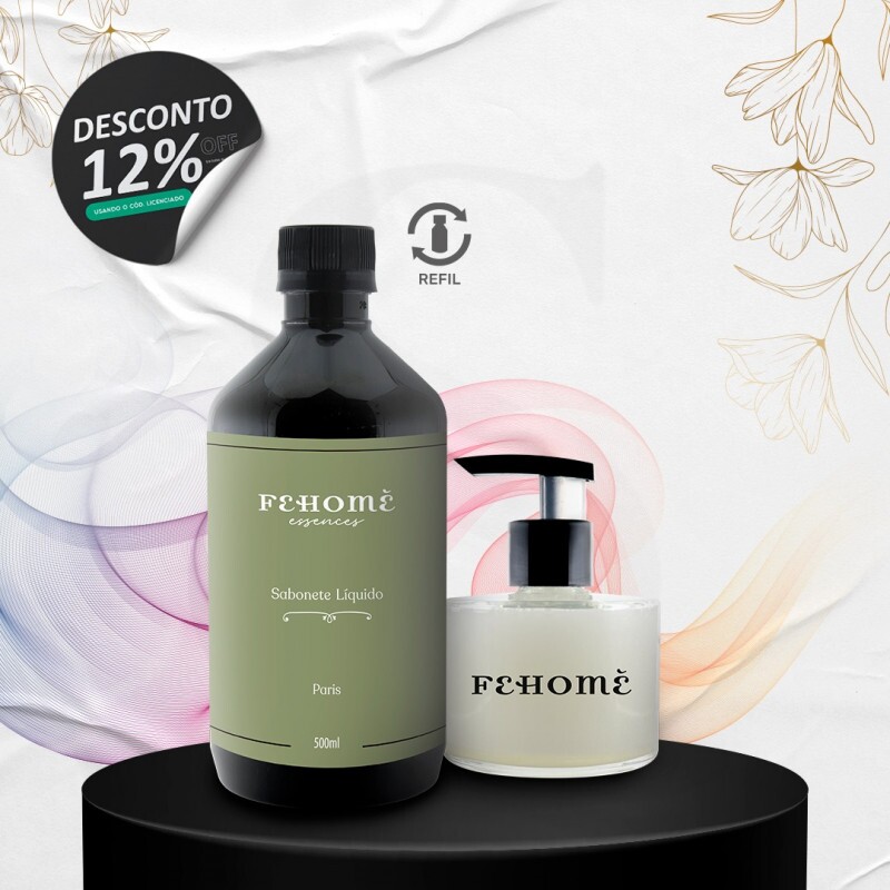 Refil Sabonete Líquido Paris 500ml