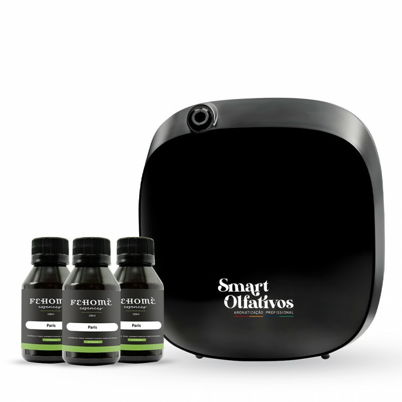 Kit Smart Olfativos Haus 4.0 Preta + 3 Essências Paris Kit Smart Olfativos Haus 4.0 Preta + 3 Essências Paris