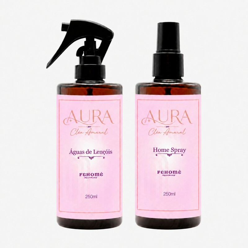 Kit Âmbar Home Spray e Água de Lençól 250ml Cléa Amaral Kit Âmbar Home Spray e Água de Lençól 250ml Cléa Amaral