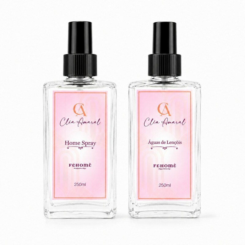 Kit Home Spray e Água de Lençol 250ml Cléa Amaral Kit Home Spray e Água de Lençol 250ml Cléa Amaral