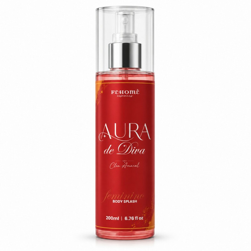 Body Splash Feminino Aura de Diva - Cléa Amaral 200ml Body Splash Feminino Aura de Diva - Cléa Amaral 200ml