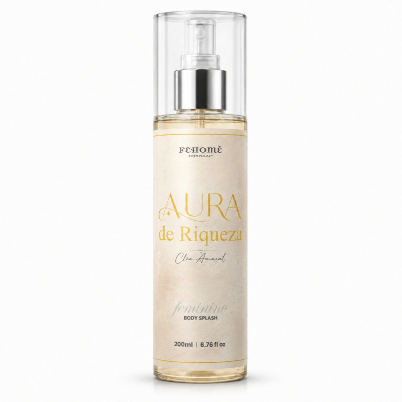 Body Splash Feminino Aura de Riqueza - Cléa Amaral 200ml Body Splash Feminino Aura de Riqueza - Cléa Amaral 200ml